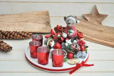 Adventný podnos s myškou