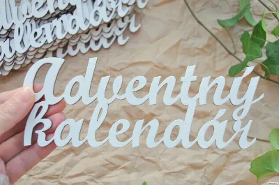 Drevený výrez, Adventný kalendár